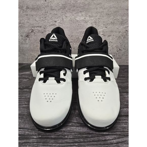 - Reebok Lifter PR Black/White Men's Lifting Shoe SZ 8- 1/2 Worn Once! - Picture 3 of 6